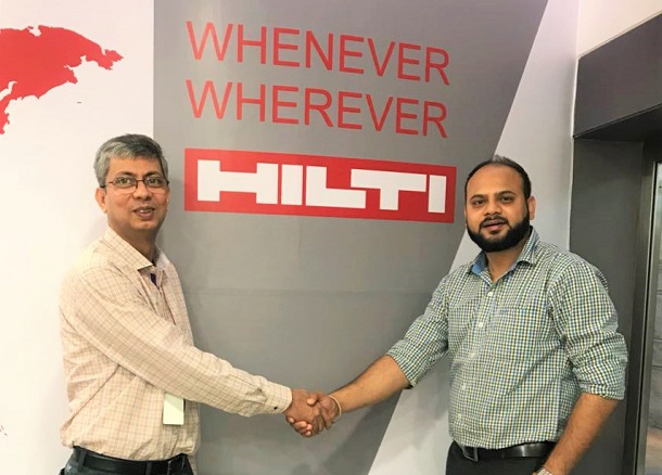 L- Mr.Puneet Dhamija, Director Operations at Hilti India R- Mr. Sumit Saxena, Vice President - Strategy, FarEye L- Mr.Puneet Dhamija, Director Operations at Hilti India R- Mr. Sumit Saxena, Vice President - Strategy, FarEye